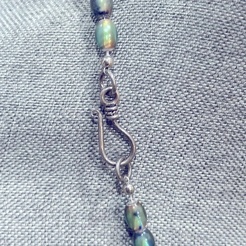 Vintage Pearl & Glass Beaded Necklace - Picture 4 of 4